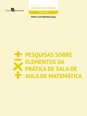 cover image of Pesquisas sobre elementos da prática de sala de aula de matemática